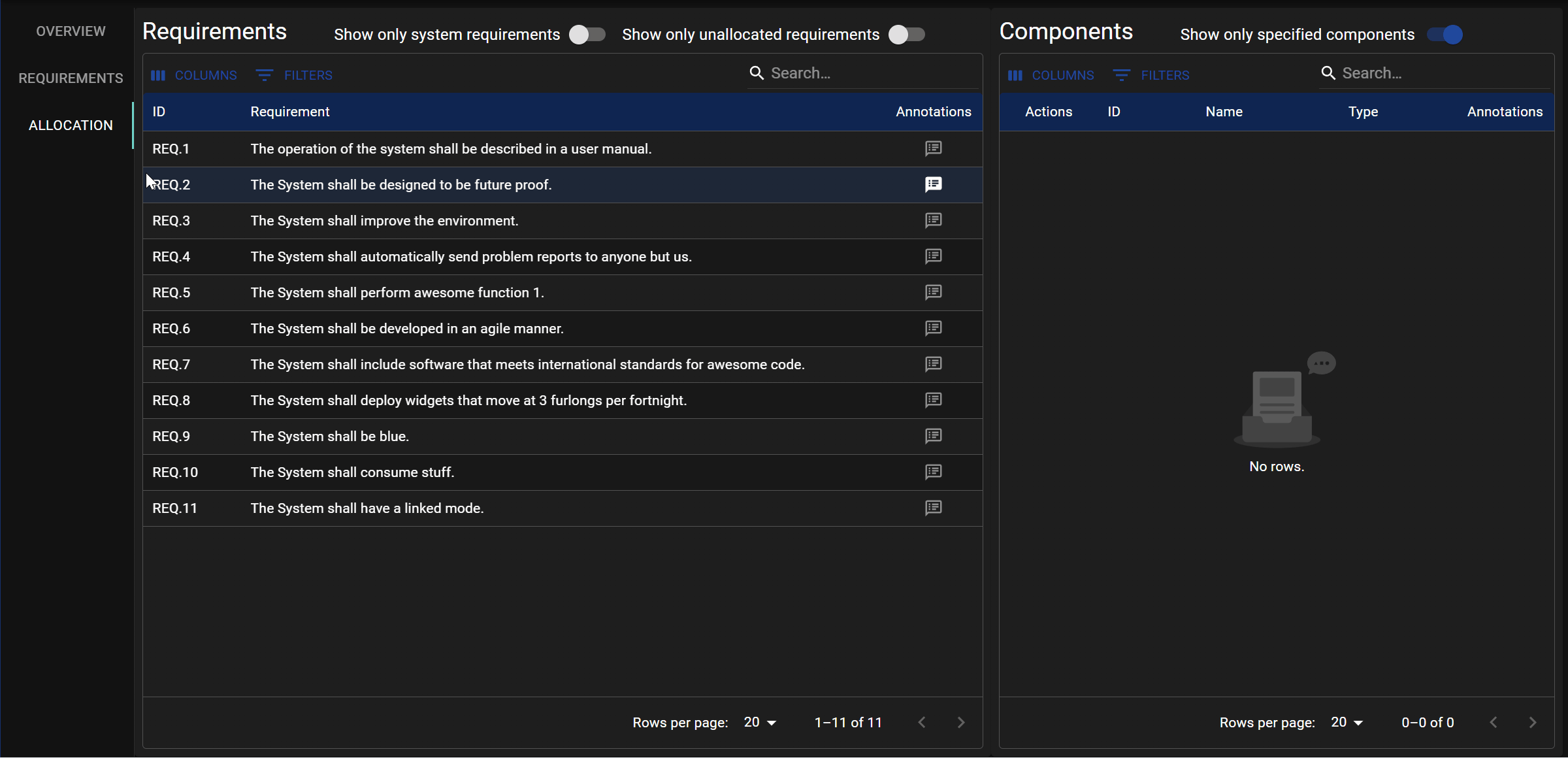 Allocate & Deallocate